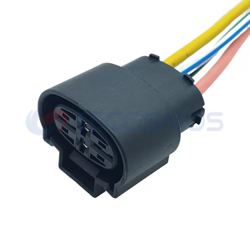 Waterproof Wire Connector Fan Cable Harness Automotive Enclosure Connector for Luxgen 4pin Female 1897214-1 - image 3